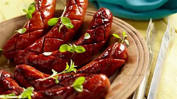 Kiełbaski piwne z grilla