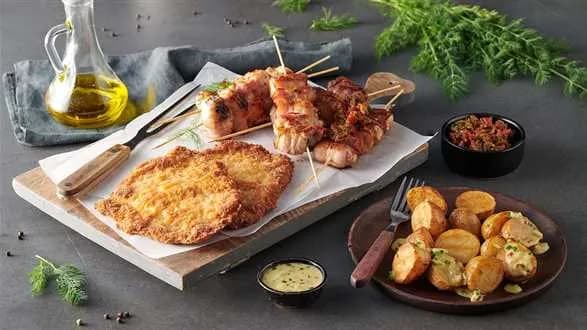 Koreczki ze schabem w boczku