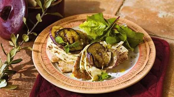 Pierś kurczaka z bakłażanem