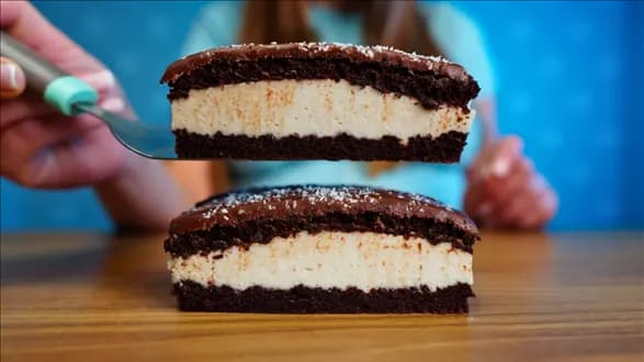 Deser à la mleczna kanapka