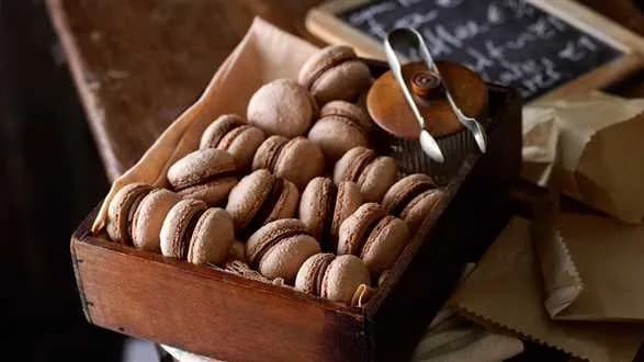 Makaroniki nadziewane czekoladą