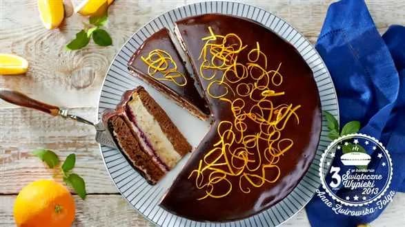 Torcik „Włoskie wspomnienie” z nutą pomarańczy