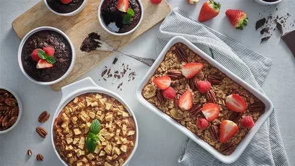 Pieczona owsianka na 3 sposoby