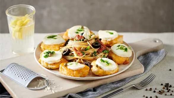 Spaghetti z kurczakiem i serem Grana Padano