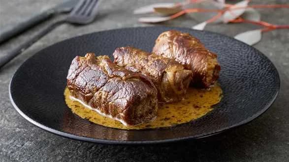 Zwijane zrazy wołowe