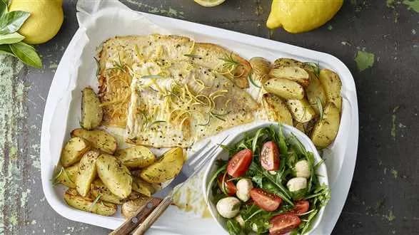 Cytrusowy pieczony leszcz