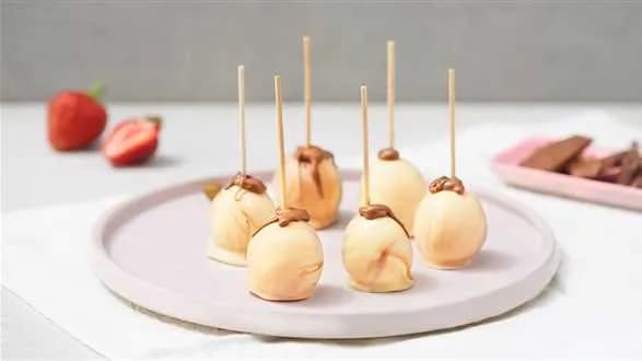 Lizaki czekoladowo-truskawkowe