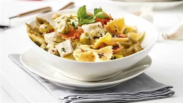 Makaron z kurczakiem i serkiem mascarpone