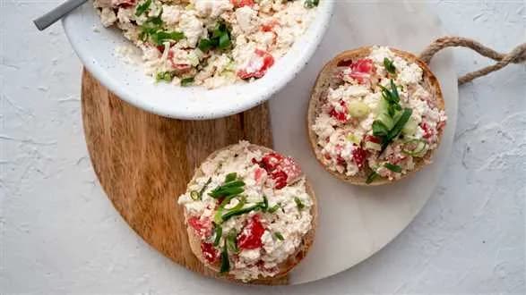 Twarożek tofu z warzywami